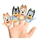 thumbnail image 1 of Finger Puppets Ginsey Bluey Jumbo, 4 piezas, impermeables, 1 of 4