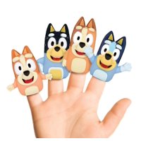 Finger Puppets Ginsey Bluey Jumbo, 4 Piezas, Impermeables