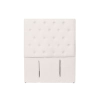 Latam Home - Respaldo Florencia Lino Blanco 1.5 Plazas