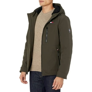 Chaqueta Tommy Hilfiger Para Hombre Con Relleno Soft Shell Olive Tech