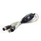 thumbnail image 2 of Cable De Interfaz USB A MIDI Adaptador Midi In-Out Música Teclado Piano A PC, 2 of 5