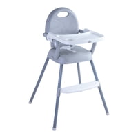 Bebesit - Silla De Comer Plegable Portatil Bebe Niño Fold Gris