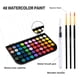 thumbnail image 3 of Set de acuarelas GETHPEN 48 colores + pinceles, 3 of 9