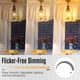 thumbnail image 3 of Bombillas LED Edison GvVooHome E26, 6 W, 600 lm, 2700 K, regulables, paquete de 10, 3 of 7