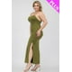 thumbnail image 4 of Vestido Largo Con Espalda Cruzada Y Abertura En El Muslo Talla Grande, 4 of 5