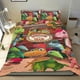 thumbnail image 1 of Tren de Dinosaurios Conjunto de sábanas temático, trío de piezas, cómodo y amigable con la piel, diseño único, regalo de decoración para el hogar para familiares, amigos y fans, 90 cm * 190 cm, 1 of 6