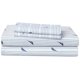 thumbnail image 1 of Juego de ropa de cama Nautica Queen de algodón percal Audley Stripe Blue, 1 of 4