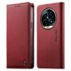 thumbnail image 1 of Funda Billetera de Cuero para [Realme 13 Pro/13 Pro Plus], Bloqueo RFID, Tarjetas y Soporte Rojo, 1 of 5