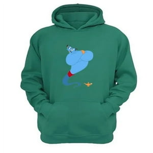 Genérico - Polerón Canguro Genio De La Lámpara Verde Aguamarina Talla Xl Unisex