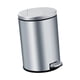 thumbnail image 4 of Cubo De Basura De Paso Redondo, Cubo De Basura, Manos Libres, Impermeable, Para Cocina, Baño, Hogar, Plateado, 4 of 5