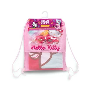 Mashini - Toalla Niño Niña Con Lentes De Agua Y Bolso Hello Katy