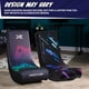 thumbnail image 2 of Silla de piso gaming X Rocker Pixel Bluetooth plegable, 2 of 7