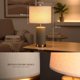 thumbnail image 5 of Lámpara de mesa O'Bright 61 cm recargable LED gris piedra, 5 of 7