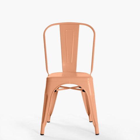 Form Design - Silla Diseno Tolix Asiento Metal Coral