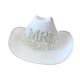 thumbnail image 3 of Cow Boy Hats Disfraz Mujer Sombrero De Vaquero Para Boda Nupcial MRS Sin Velo, 3 of 3