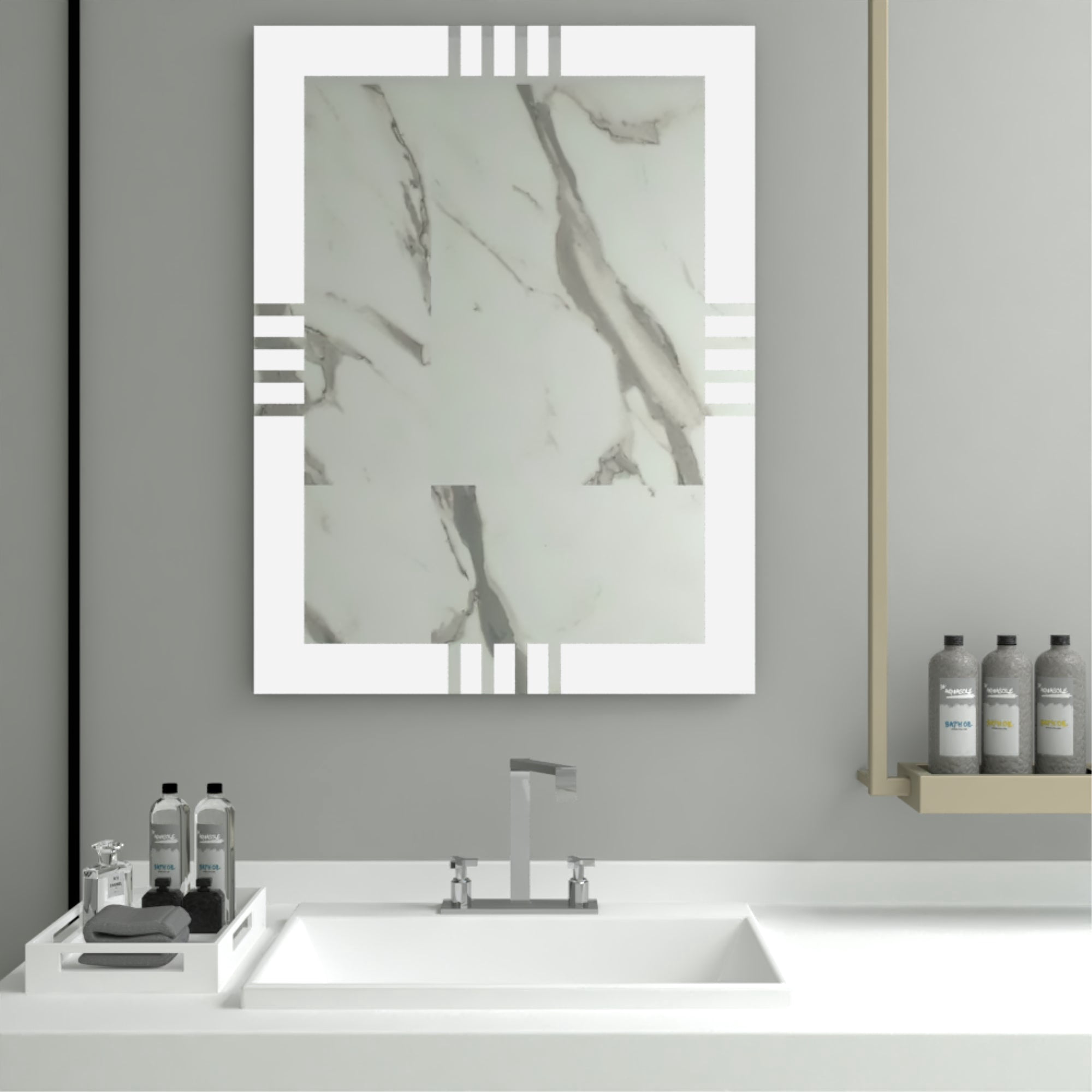 Tuhome - Espejo Dali Rectangular 80x60 Cm