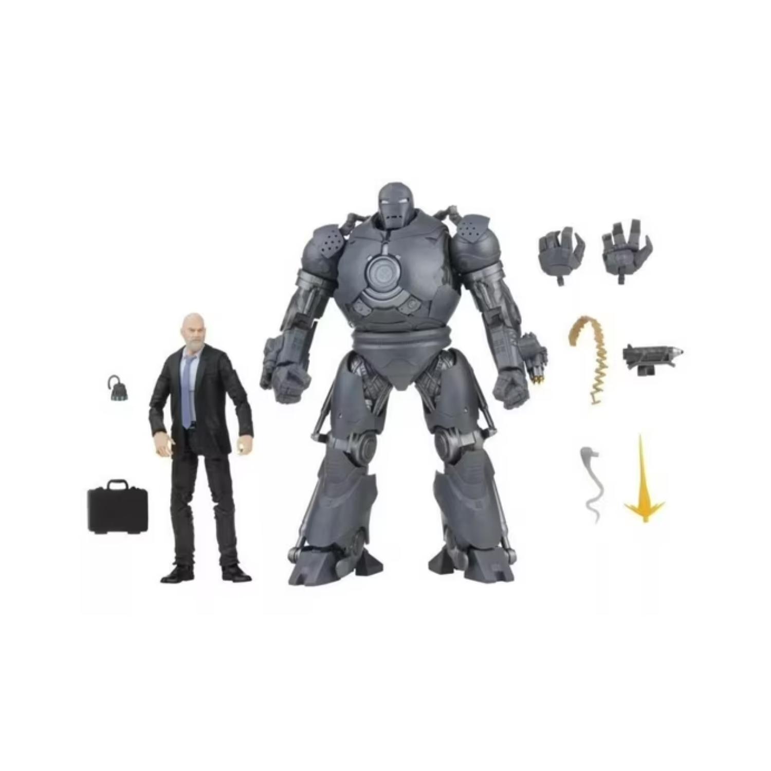 Total E-Commerce - Juguete Pack 2 Figuras De Accion Obadiah Stane Y Iron Monger