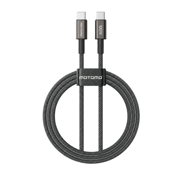 Cable Carga Rápida Pd-ultra Mo-turbo 100w Usb-c Negro