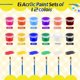 thumbnail image 3 of Set de pintura Extrapins 24 potes 85 ml, 48 pinceles, 12 paletas, 3 of 7