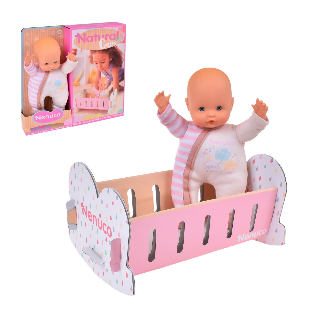 Muñeca Nenuco Cuidado Natural Cuna Multiusos Para Bebé
