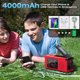 thumbnail image 3 of NITIGO Emergency Weather Radio, radio meteorológica NOAA de 4000 mAh, 3 of 3