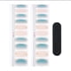 thumbnail image 2 of 20 Pegatinas Para Uñas De Gel, Tiras De Gel Curadas Para Uñas De Salón De Belleza Para Niñas, Color Azul, 2 of 3