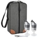 thumbnail image 1 of Bolsa de vino aislada con vasos de vino inoxidable. Para viajes en barco. Bolsa de enfriador de vino para la playa. Portador de vino portátil y vasos para picnic. Regalo para amantes del vin, 1 of 3