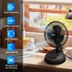 thumbnail image 3 of Pinza personal para escritorio Fan Comfort Zone CZ6XMBK, 15 cm, 2 velocidades, 3 of 9