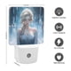 thumbnail image 2 of Elsa, la Princesa de Frozen Luz nocturna LED con sensor de anochecer a amanecer para dormitorio, baño, pasillo, escaleras - Lámpara LED nocturna de enchufe, 0.5W - 1 pieza, 2 of 6