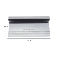 Disparo - Scraper Cortador De Masa Con Regla 21Cm Cocina Reposteria