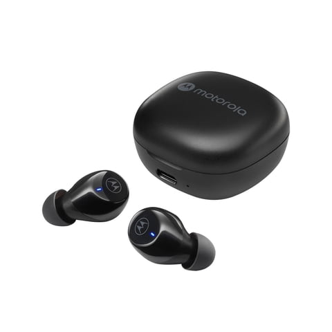 Motorola - Audifonos Bluetooth Tws Recargables Negro Moto