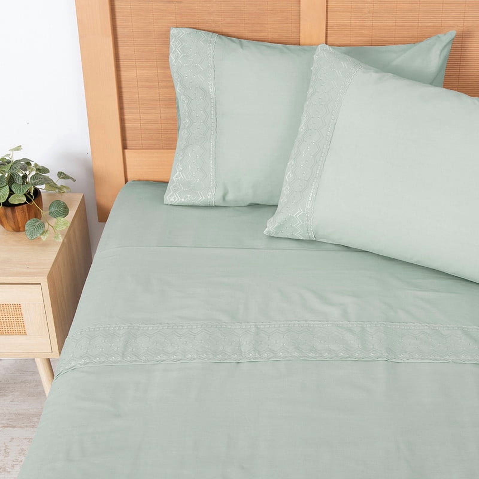 Mashini - Sabana Broderie Geo 2 P Verde