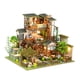 thumbnail image 4 of Kits de casa de muñecas en miniatura DIY con accesorios, decoración del hogar, conjunto de construcción de casa pequeña, casa de muñecas hecha a mano, 4 of 5
