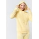 thumbnail image 1 of Sudadera con Capucha Básica Activa de Felpa Francesa en Amarillo Mantequilla, 1 of 3