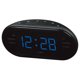 thumbnail image 1 of am / fm doble despertador digital radio +1.2 "pantalla grande led nos enchufe azul, 1 of 3