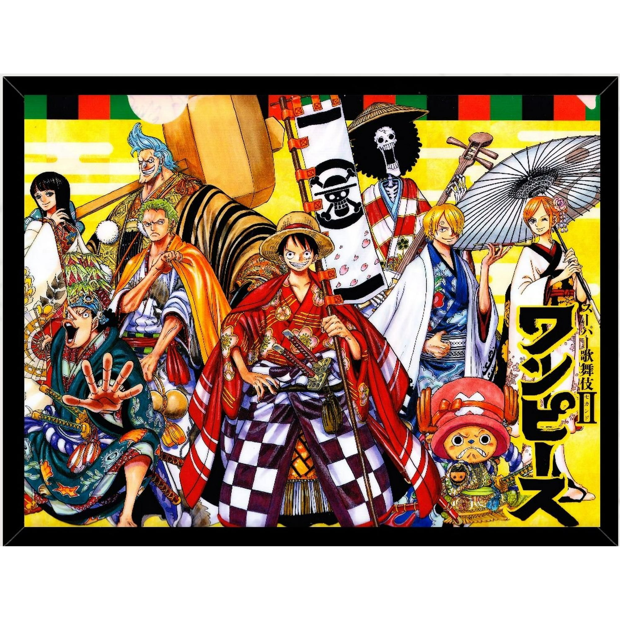 Genérico - Cuadro Decorativo One Piece Medidas 30x40 Cm