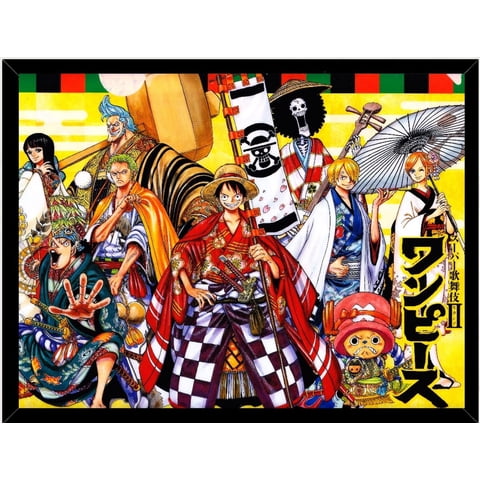 Genérico - Cuadro Decorativo One Piece Medidas 30X40 Cm