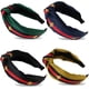 thumbnail image 1 of 4 piezas de turbante anudado para mujeres, diademas anchas bohemias Para Mujer, diademas Para Mujer, regalo con nudo Cacampanao, 1 of 7