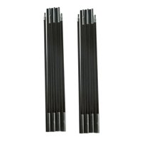 Ioensy - Postes De Tienda De Fibra De Vidrio, Postes De Tienda Premontados Negros De Repuesto Para Acampar, 3,6 M, 3 Personas