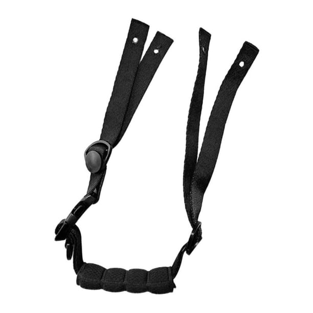Correa para La Barbilla Del Casco, Correas para La Barbilla Del Casco con Hebilla, Correa Elástica Ajustable para Escalada, Sóftbol, casco de Fútbol Almohadilla de barbilla de esponja