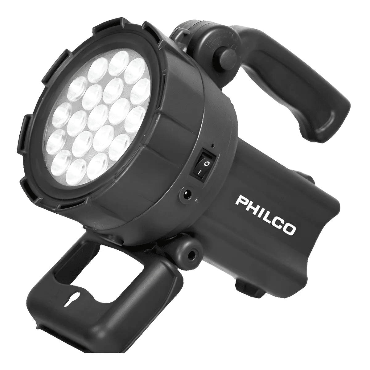Genérico - Foco Linterna 19 Led Recargable Philco Negro