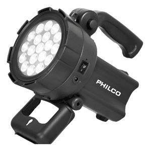 Genérico - Foco Linterna 19 Led Recargable Philco Negro
