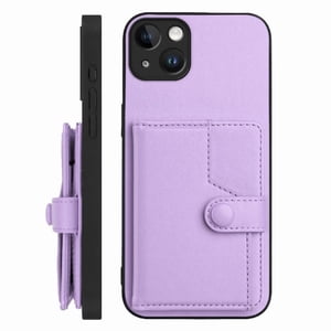 Foxdock Funda Para Iphone 15 Plus Con Bloqueo Rfid - Diseño Elegante Con Cierre De Botón