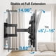 thumbnail image 4 of Soporte de pared para TV PERLESMITH Full Motion para televisores de 37 a 75 pulgadas, 60 kg, 4 of 7