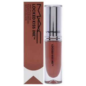 Mac - Color De Labios Locked Kiss Ink - 60 Reflexiona Una Y Otra Vez De Para Mujeres - Lápiz Labial De 0,14 Oz