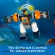 thumbnail image 5 of Set de juguetes de construcción LEGO City Deep-Sea Explorer Submarine 60379, 5 of 6