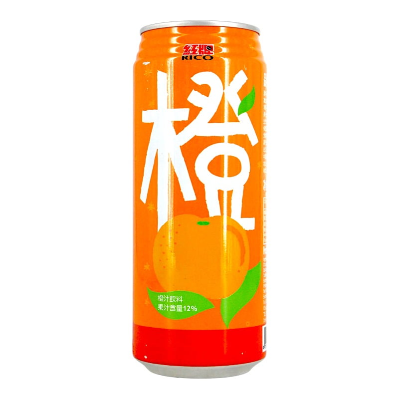 Bebida Sabor Naranja Marca Rico 490 Ml * Lata