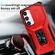 thumbnail image 2 of Funda Armada para Samsung Galaxy S23 con Tapa Deslizante y Soporte Magnético Giratorio Rojo, 2 of 5