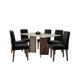 thumbnail image 1 of Juego Comedor Lisboa 6S Negro, 1 of 6