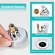 thumbnail image 4 of Tapón universal de latón para lavabo de baño HAPPUP, 4 of 7